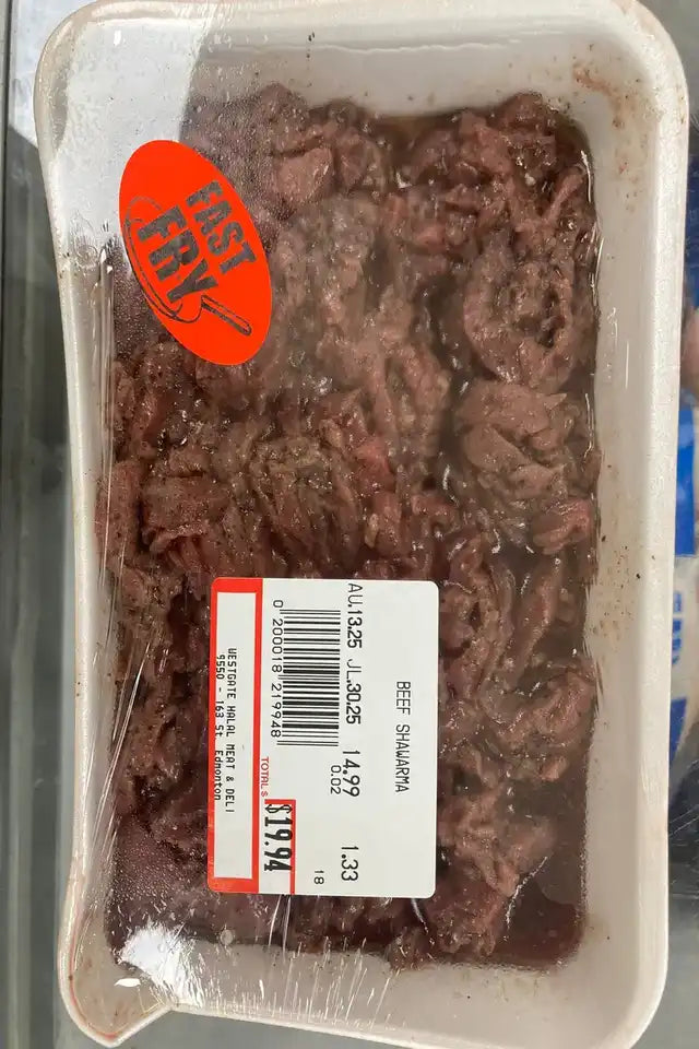 Halal Beef Shawarma Meat from Westgate Halal | WeDoHalal Edmonton