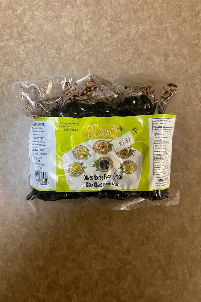 Bled Greek-Style Black Olives | WeDoHalal Edmonton