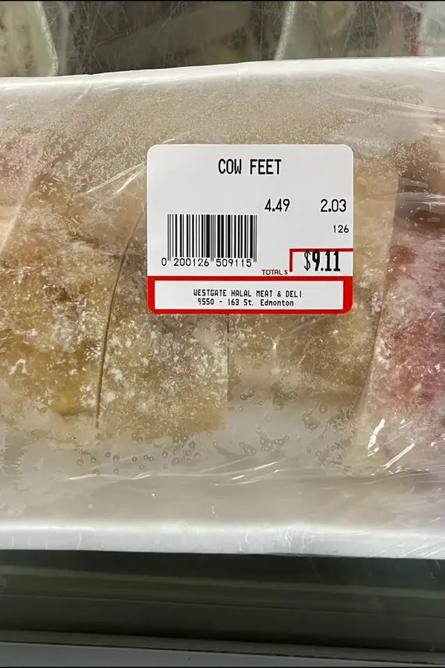 Halal Cow Feet (Beef Trotters) from Westgate Halal | WeDoHalal Edmonton