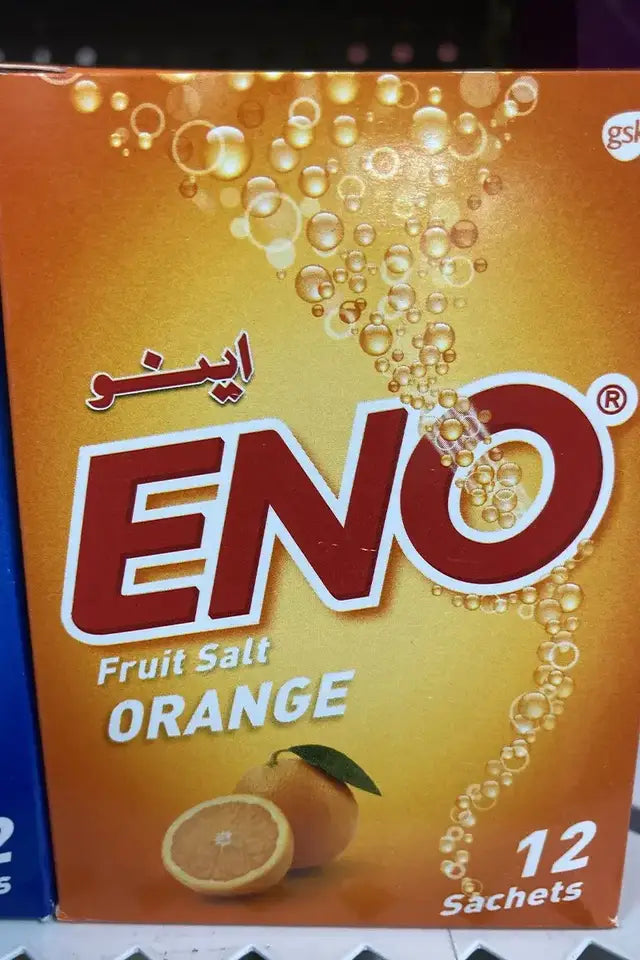 Eno Fruit Salt, Orange (12 Sachets) | WeDoHalal Edmonton