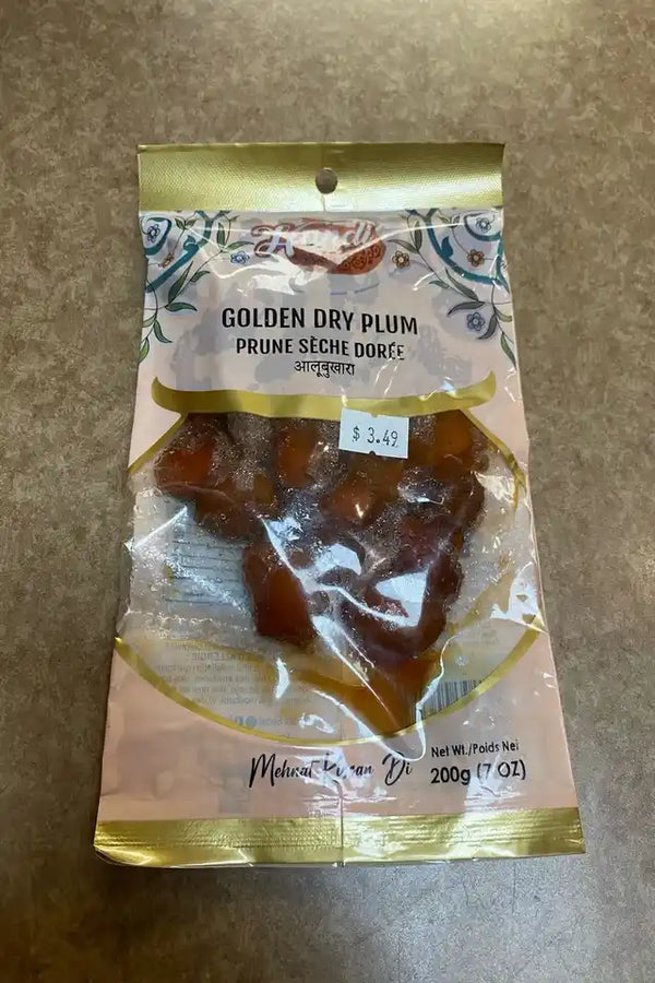 Golden Dried Plums (Aloo Bukhara)
