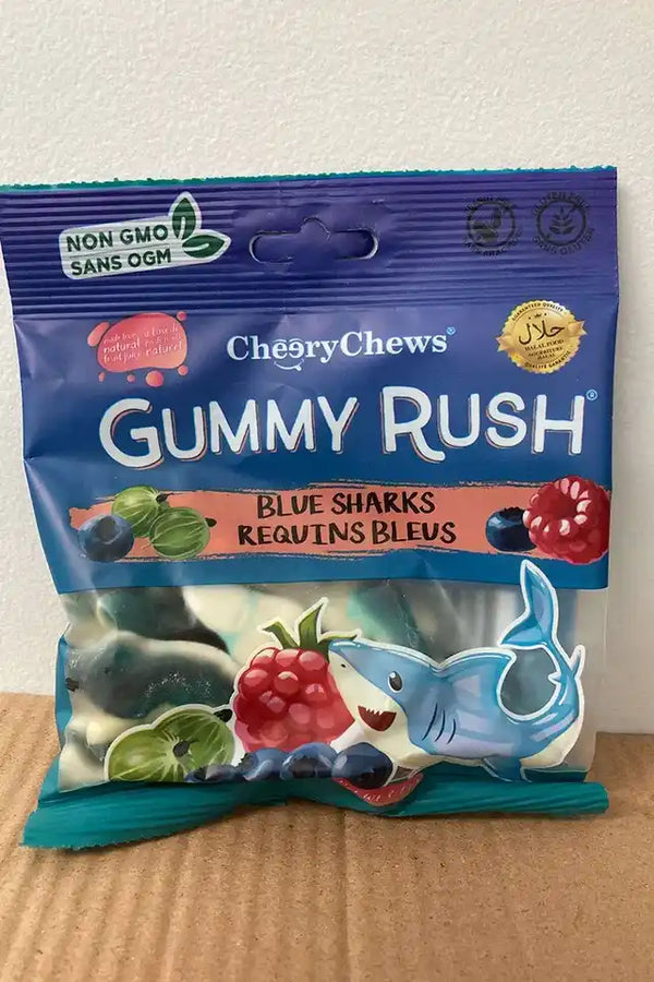 Gummy Rush Blue Sharks