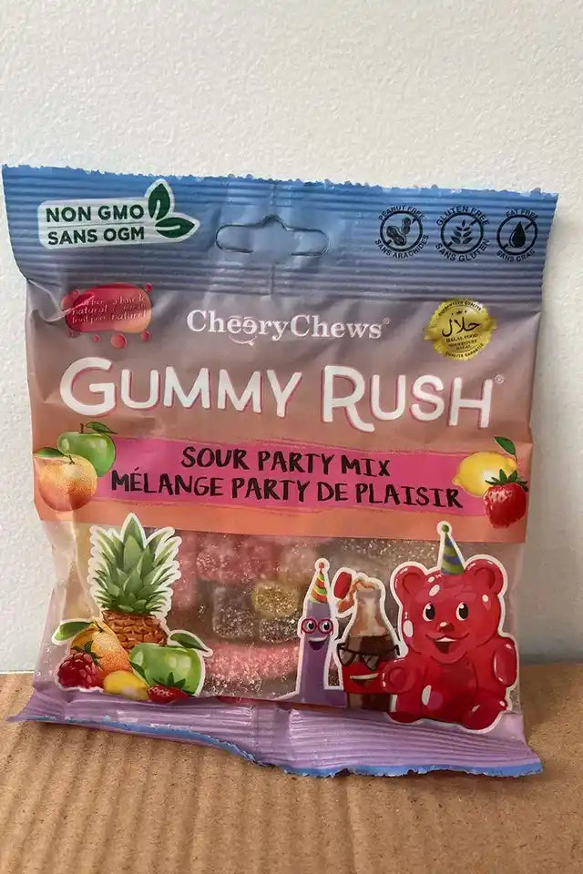 Gummy Rush Sour Party Mix | WeDoHalal Edmonton
