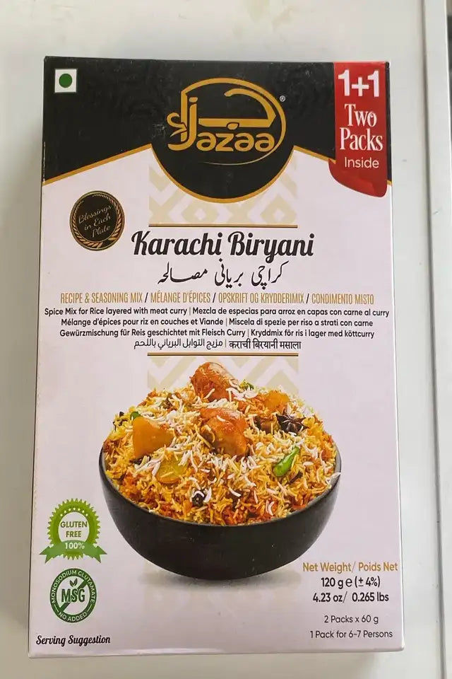 Jazaa Karachi Biryani Spice Mix | WeDoHalal Edmonton