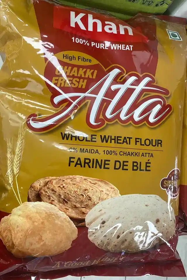 Khan 100% Pure Wheat Chakki Fresh Atta | WeDoHalal Edmonton