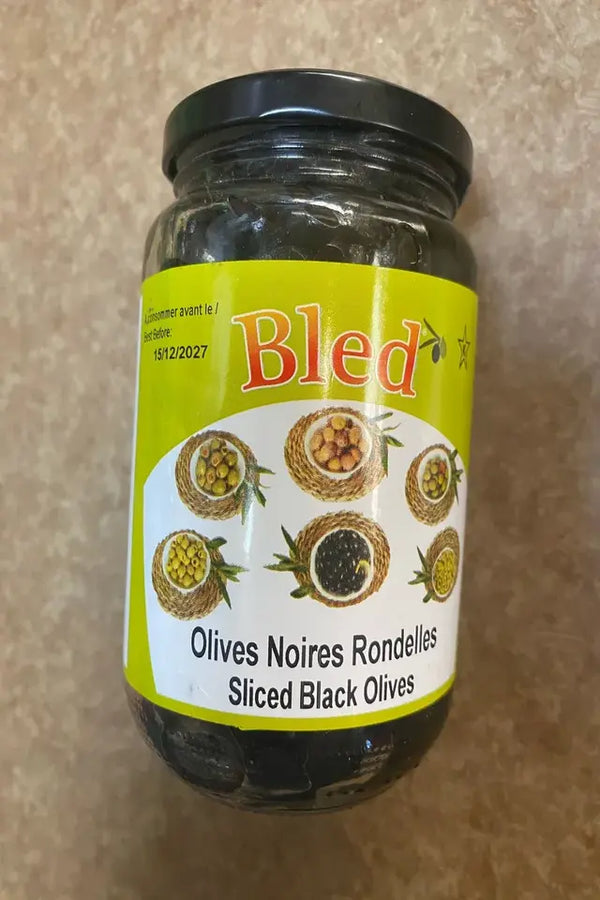 Bled Sliced Black Olives