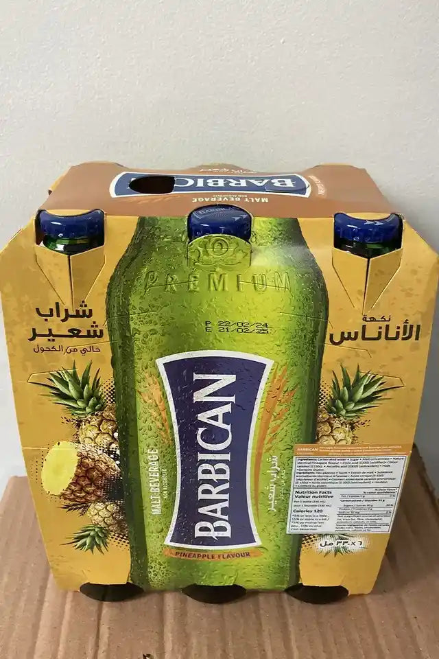 Barbican Non-Alcoholic Pineapple Malt Drink (6-Pack) | WeDoHalal Edmonton