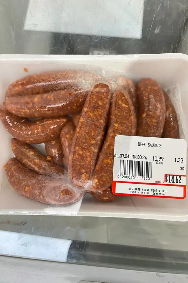 Halal Beef Sausages from Westgate Halal | WeDoHalal Edmonton
