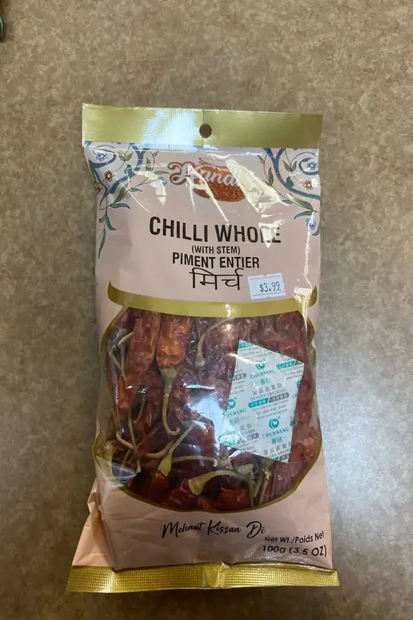 Whole Dried Red Chillies