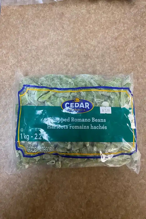 Cedar Chopped Romano Beans