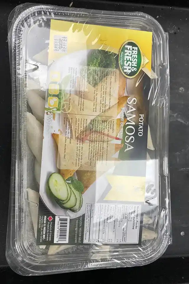 Fresh & Fresh Potato Samosa (40 pcs) | WeDoHalal Edmonton