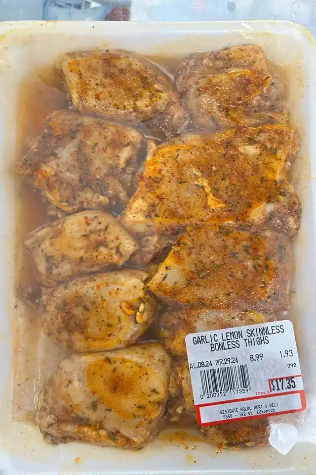 Halal Chicken Thighs from Westgate Halal | WeDoHalal Edmonton