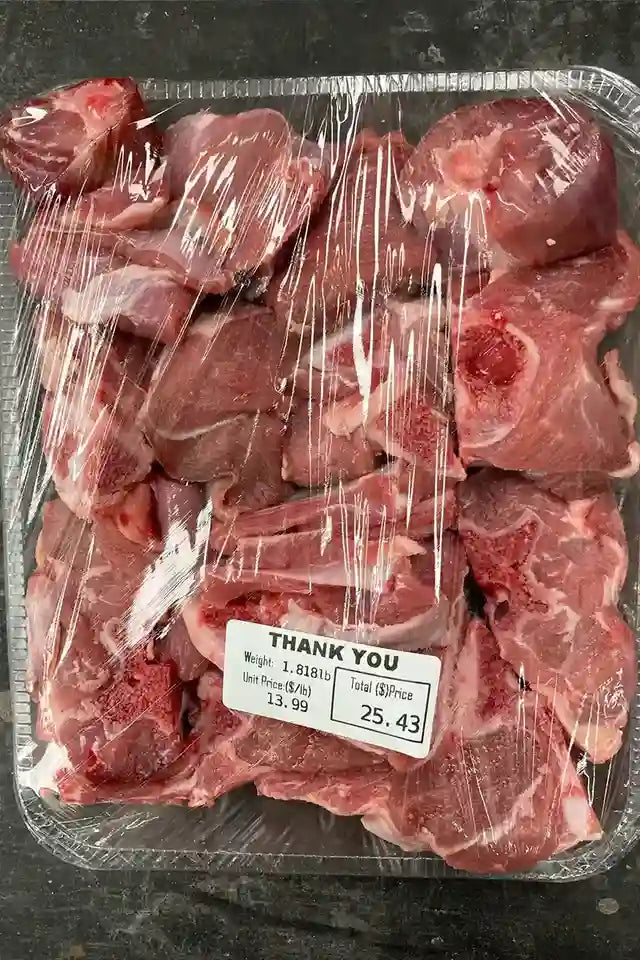 Halal Goat Mix Plate (All Muscles) from Karim Meats | WeDoHalal Edmonton