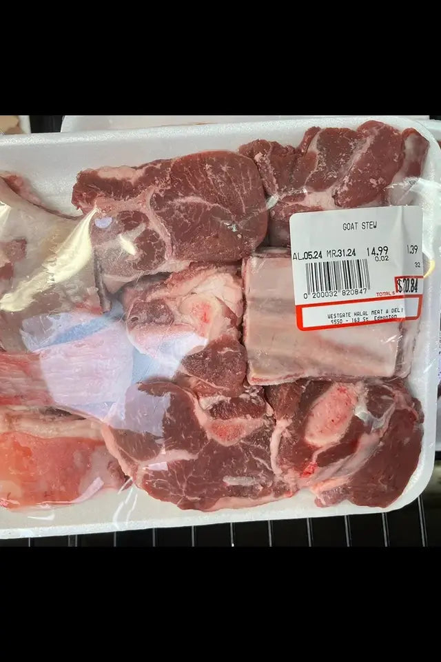 Halal Goat Stew Meat from Westgate Halal | WeDoHalal Edmonton