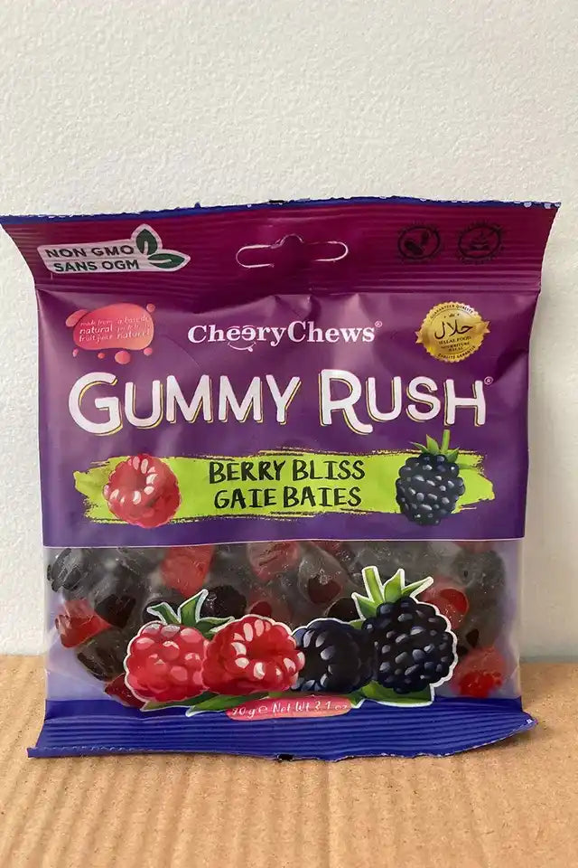 Gummy Rush Berry Gummy Worms | WeDoHalal Edmonton
