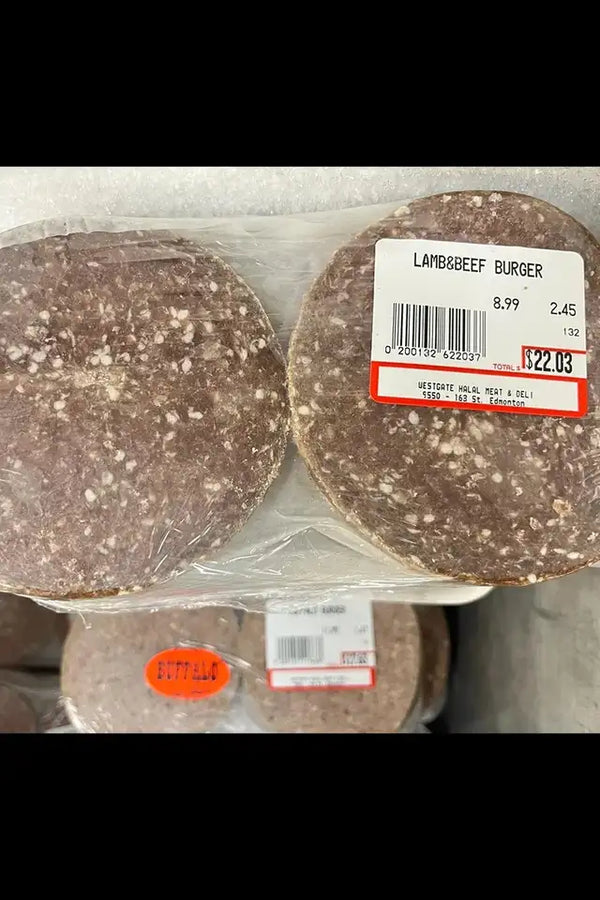 Lamb & Beef Burger Patties