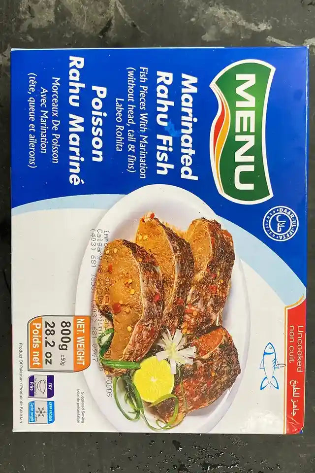 Halal Menu Marinated Rahu Fish (800 g) from Karim Meats | WeDoHalal Edmonton