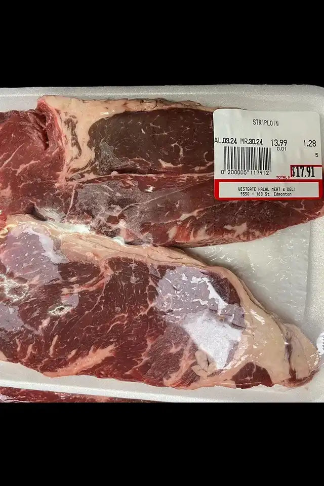 Halal Beef Striploin from Westgate Halal | WeDoHalal Edmonton