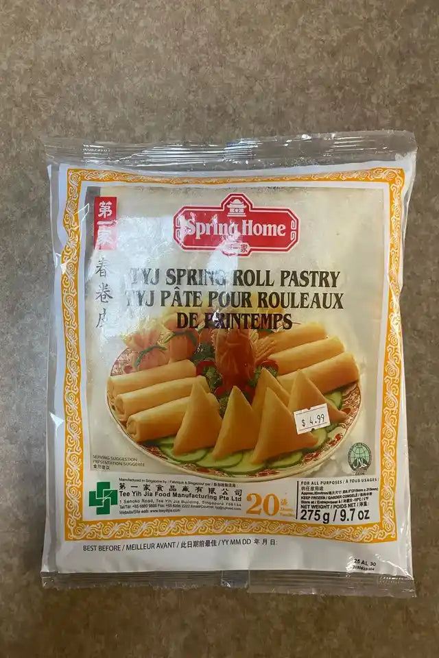 TYJ Spring Roll Pastry Sheets | WeDoHalal Edmonton
