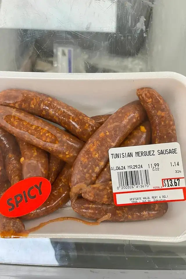 Halal Lamb Merguez Sausage from Westgate Halal | WeDoHalal Edmonton