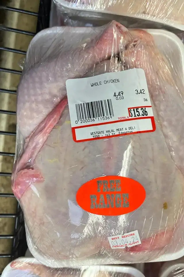 Halal Whole Chicken from Westgate Halal | WeDoHalal Edmonton