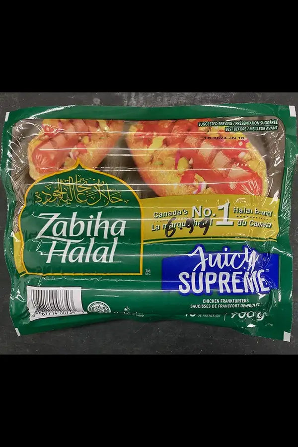 Zabiha Halal Chicken Frankfurters